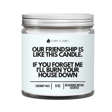 Load image into Gallery viewer, Our Friendship Is Like This Candle if you forget about me...
