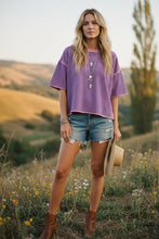 Load image into Gallery viewer, Striped Oversized Knit Top