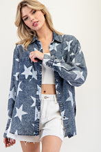 Load image into Gallery viewer, Star Shacket Denim