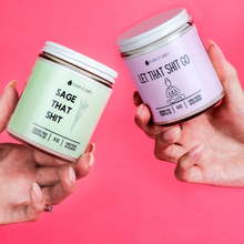 Load image into Gallery viewer, Let That Shit Go Candle (Pink) Candle- Best Selling Candle
