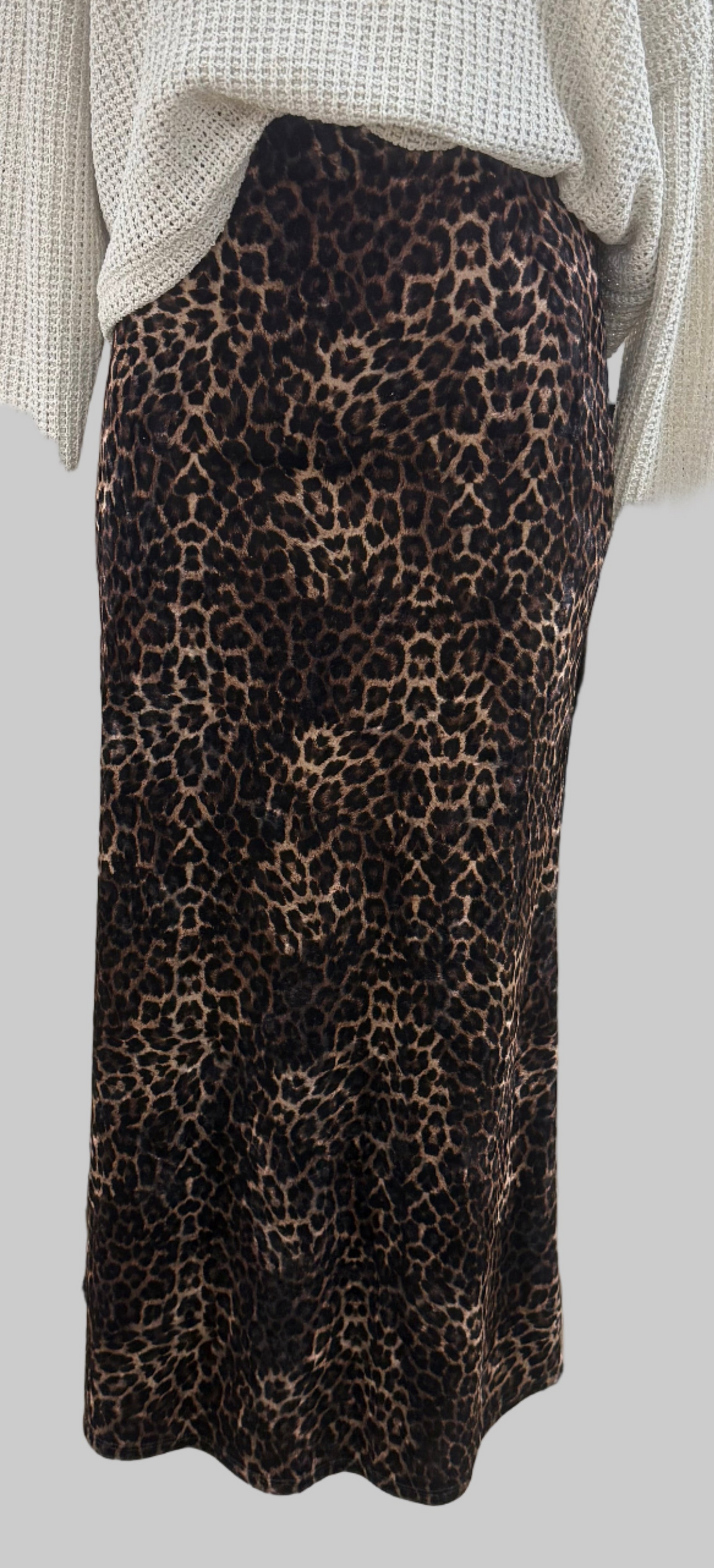 Wasabi Leopard skirt