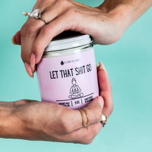 Load image into Gallery viewer, Let That Shit Go Candle (Pink) Candle- Best Selling Candle
