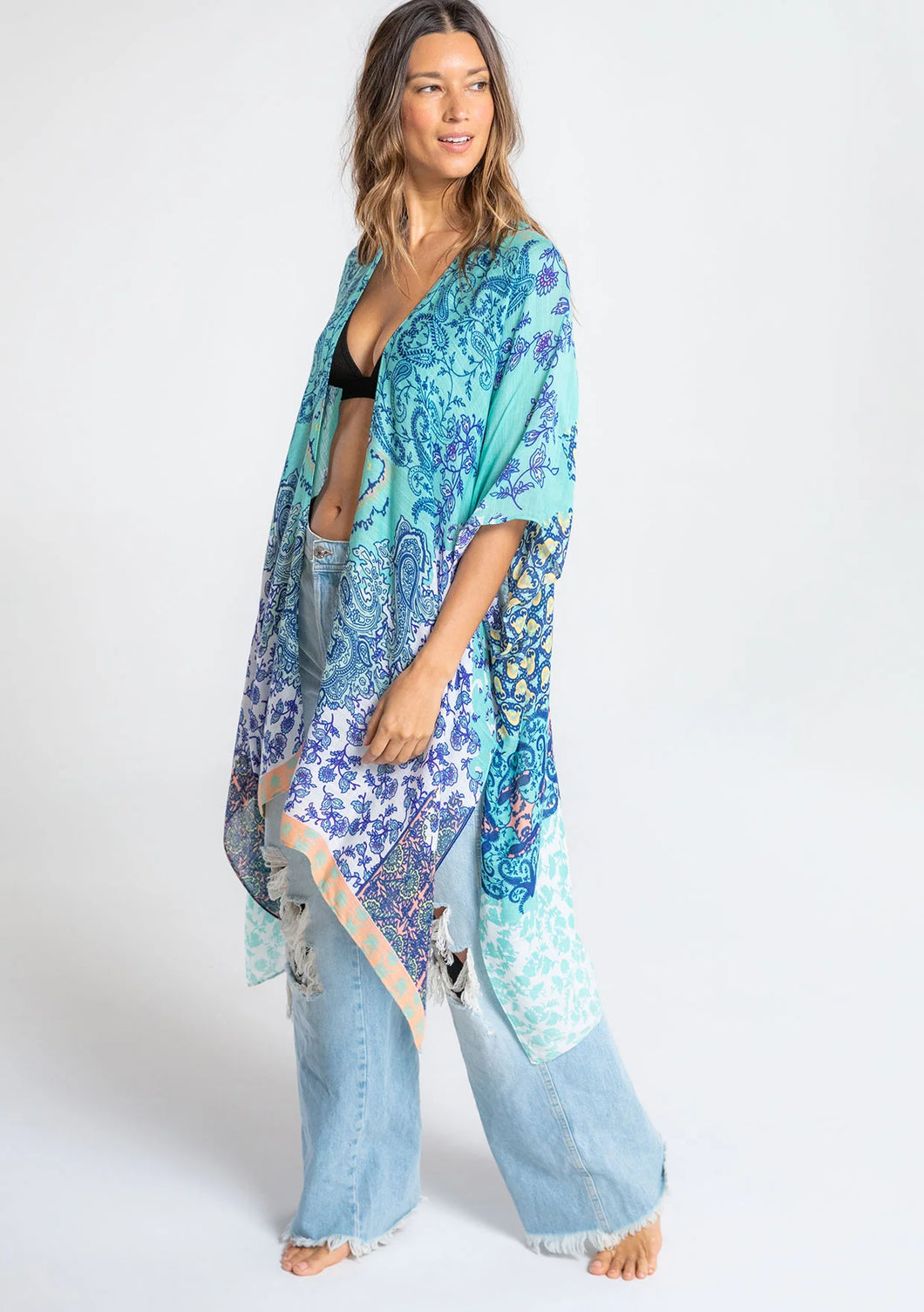 VISCOSE KIMONO