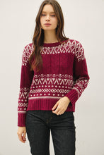 Load image into Gallery viewer, Burgundy Sweater
