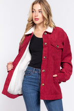 Load image into Gallery viewer, Faux Corduroy Jacket
