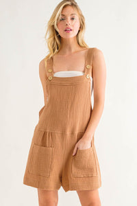 Mocha shortalls