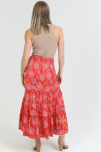Load image into Gallery viewer, Red Smocked skirt
