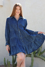 Load image into Gallery viewer, Denim angie dress
