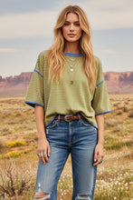 Load image into Gallery viewer, Striped Oversized Knit Top
