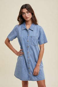 Denim Shirt Dress