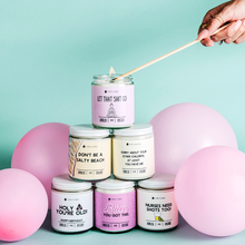 Load image into Gallery viewer, Let That Shit Go Candle (Pink) Candle- Best Selling Candle

