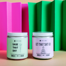 Load image into Gallery viewer, Let That Shit Go Candle (Pink) Candle- Best Selling Candle
