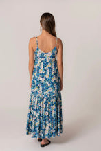 Load image into Gallery viewer, Blue floral maxi
