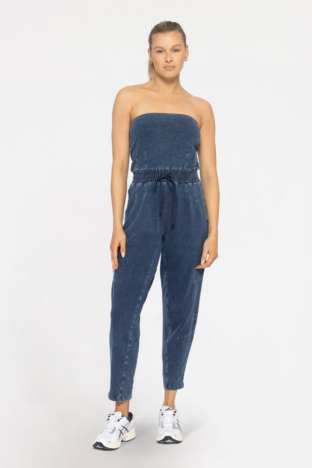 Strapless Tapered Jumpsuit