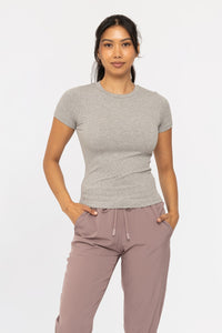 Mono b Ribbed t-shirt