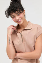 Load image into Gallery viewer, Taupe shirt dress
