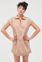 Load image into Gallery viewer, Taupe shirt dress
