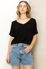 Load image into Gallery viewer, Oversized V neck tee
